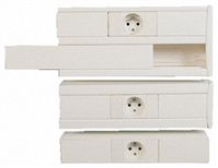 Planet-Wattohm White PVC Industrial Trunking, W50 mm x D50mm, L2m