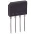 Diode Rectifier Bridge Single 200V 2A 4-Pin Case KBP T/R