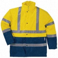 Men's XL Navy/Yellow Waterproof Jacket