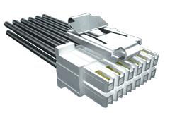 Cable Assembly AC Power 0.609m Power to Power 32 to 32 POS SKT-SKT Crimp-Crimp 20AWG