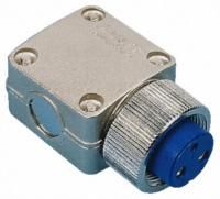 Jaeger 8 Way Cable Mount Connector Plug, Socket Contacts, MIL-DTL-5015