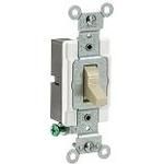 Switch Toggle OFF ON SPST Lever Screw 15A 277VAC 1491.4VA Panel Mount with Frame