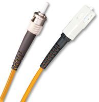 OPTRONICS         SCST09DYE1             Network Cable, SC Duplex, ST Duplex, 3.28 ft, 1 m, Yellow
