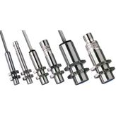 Inductive sensor 10 mm 0. . .10 V4. . .20 mA Plug M12, 4-Pin 15. . .30 VDC -25. . .+70 °C, DW-AS-509-M18-390, Contrinex