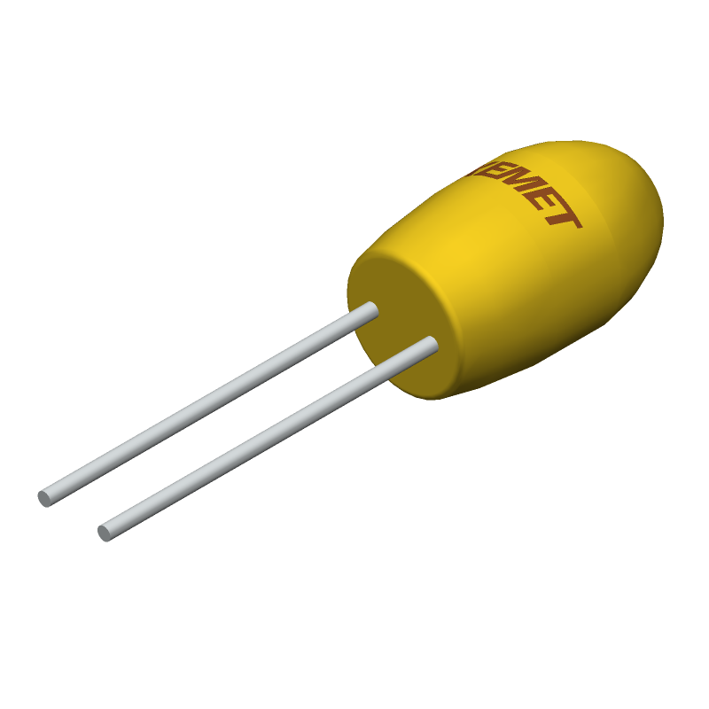 Tantalum Capacitor 6.8uF 35V 10% Radial 2.54mm Pitch 125°C