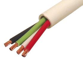 12AWG 2C Grey PVC Multi-Conductor Cable, 150V, 100ft