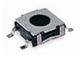 Switch Tactile N.O. SPST Flush Round Button Gull Wing 0.05A 50VDC 100000Cycles 1.57N SMD T/R