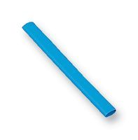 Heat Shrink Tubing, Pack of 25 1.22m Pieces, 2:1, 0.249 , 6.35 mm, Blue, 4 ft, 1.22 m