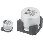 470uF 25V Al Electrolytic Cap, 10x10mm SMD, 400mA