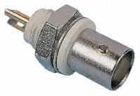 Sofim Straight 50 Panel Mount BNC Connector, jack, Solder Termination