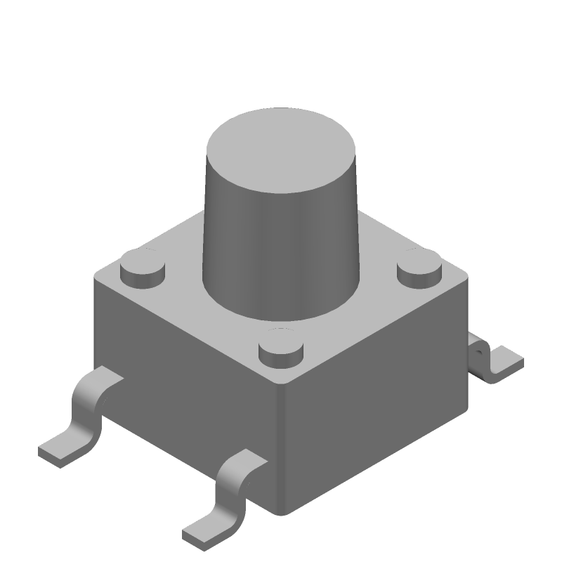 KEYPAD SWITCH, SPST, MOMENTARY-TACTILE, 0.05A, 24VDC, 2.06N, SURFACE MOUNT-STRAIGHT, ROHS COMPLIANT