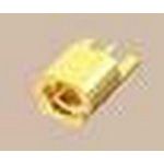 RF MMCX Connector, Female, 50R, 6GHz, Gold Plated