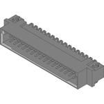 Conn DIN 41612 HDR 32 POS 2.54mm Solder RA Edge Mount Tray