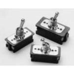 Switch Toggle ON OFF SPST Bat Lever Screw 20A 250VAC 250VDC 1118.55VA Panel Mount with Threads