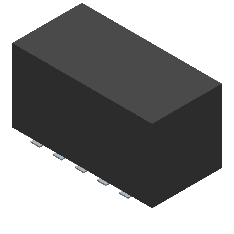 2mm Pitch 10 Pos 2 Row Male Header, Surface Mount, Straight, 2A, 125V