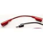 Black 18AWG 150V 5A Clip-to-Clip Interconnect Cable