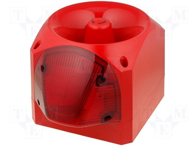 Nexus Sounder Beacon, Red Xenon, 110 V ac, 230 V ac