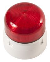 KLAXON         QBS-0038             Beacon, Xenon, Red, Flashing, 2W, 24VDC, IP65, 85mm Dia., 81mm Height