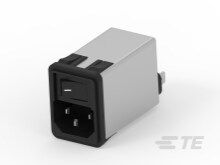 3A 250VAC Male Mains Power Connector, 3 Pos, Faston