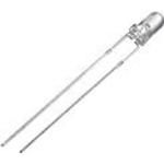 Red Standard LED, 639nm, 180mcd, 2-Pin Through Hole