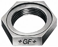 Georg Fischer Iron Backnut, Black Oxide, 1/4 in BSPP, 7.5mm