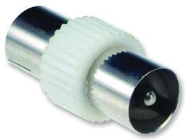 TV ADAPTOR M/F 9.5MM; Audio Video Connector A:-; Audio Video Connector B:-; Connector Colour:White; Convert From Positions:1; Convert To Positions:1