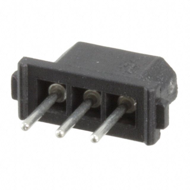 3 Pos 2mm Female Header, Solder ST, Thru-Hole