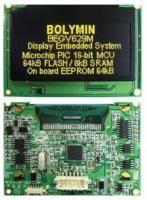Bolymin Passive matrix OLED Display 128 x 64pixels RS232, RS485 Interface