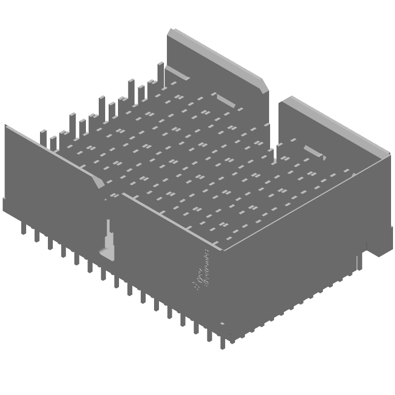 240 Pos Backplane Connector, 1.9mm Pitch, Press-Fit, Straight, 10Gbps