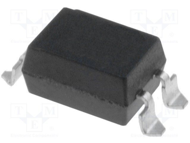 AC Input-Transistor Output Optocoupler, 1-Element, 5300V Isolation, SURFACE MOUNT, PLASTIC PACKAGE-4