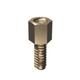 Stainless Steel Jack Screw, Straight, 0.188" Head, 0.437" L