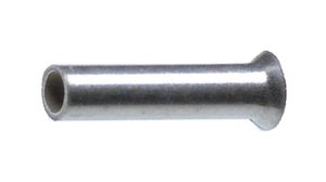 Ferrule, Wire End, 2.5mm, 2.2mmDia x 7mmL, Non-Insulated, Cu, Sn Plated, DIN 46228