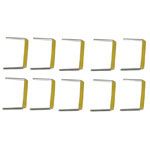 0.5 Yellow Pre-Formed 22AWG Jumper Wires