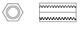 Standoffs & Spacers SPCR HEX 8-32X1.0