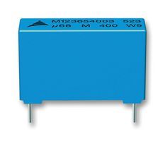 Cap Film 1uF 250V PET 10% (26.5 X 6 X 15mm) Radial Wound 22.5mm 125°C Automotive Bulk