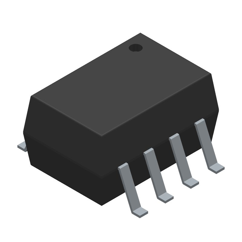 2-CH DC-IN Optocoupler, 30V VCEO, 4kV Isolation, SOIC