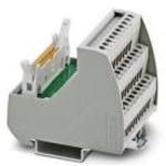 VARIOFACE module, with screw connection and flat-ribbon cable connector, for mounting on NS 35 rails, with pin strip and short and long locking latches for socket strips, 26-pos.