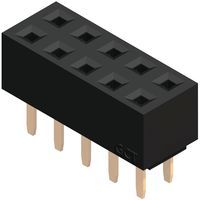 Conn Socket Strip SKT 4 POS 2.54mm Solder ST Thru-Hole Tray