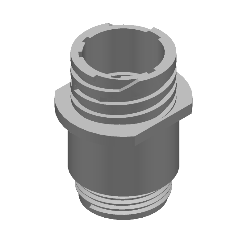 9 Pos Male Crimp Circular Connector, 600V, IP65, Size 13
