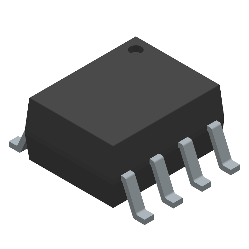 Instrumentation Amplifier, 800kHz BW, 35uV Vos, 1nA Ib, SOIC