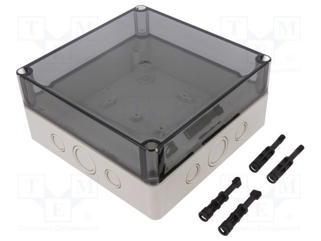 TK PS Plastic Enclosure, IP66, 182 x 180 x 84mm