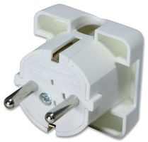 APSA   2039 WS   PLUG MAINS, WHITE, FLANGED