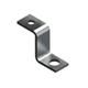 Mounting Bracket Z Shape, Steel with Nickel Plate Finish