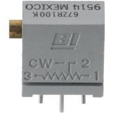 Trimmer Cermet 1 MOhm linear 500 mW, 67Z R1M-LF, BI Technologies