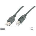 Cable Assembly USB 3m 24AWG/28AWG 4 POS USB Type A to 4 POS USB Type B PL-PL