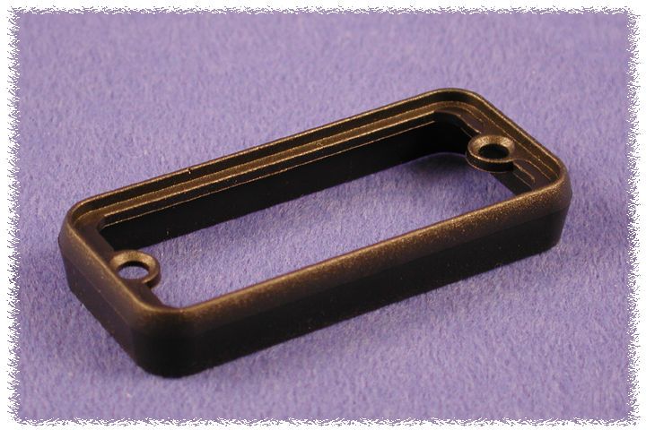 Enclosures, Boxes, & Cases Black Plastic-Bezel 2PK(1455C801/C1201)