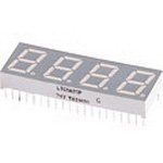 4-Digit Red LED Display, 36LED, CC, DIP, 20mA, 2.1V