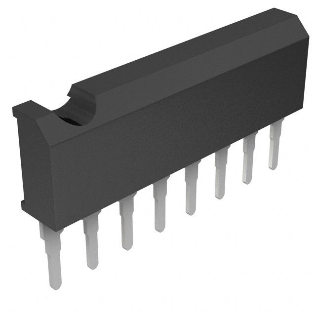 Operational Amplifier, 2 Func, 5000uV Offset-Max, BIPolar, PSIP8, SIP-8