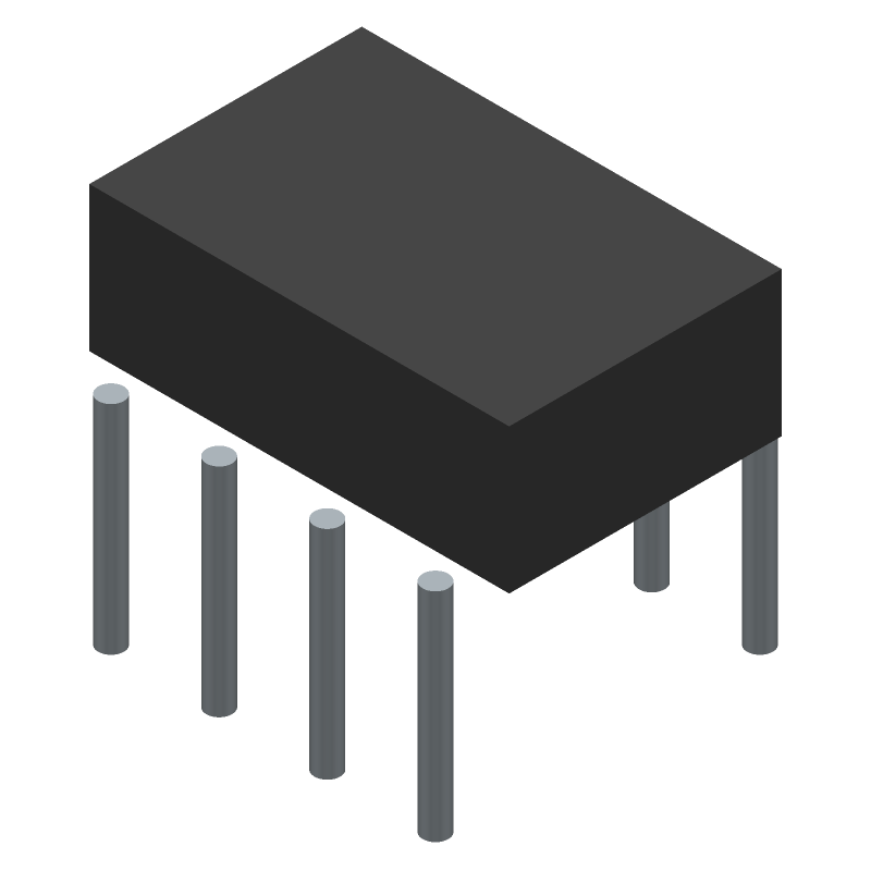 5kV Isolation SSR, 2-Ch, 600V, 40mA, DC In, DIP-8