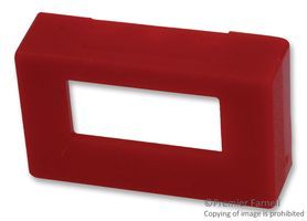 CAP PUSHBUTTON RECTANGULAR RED